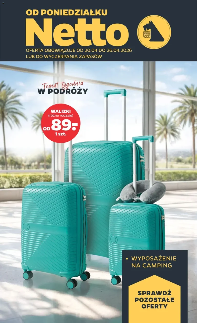 Netto gazetka od 20.04.2026 – Hity tygodnia NonFood od poniedziałku