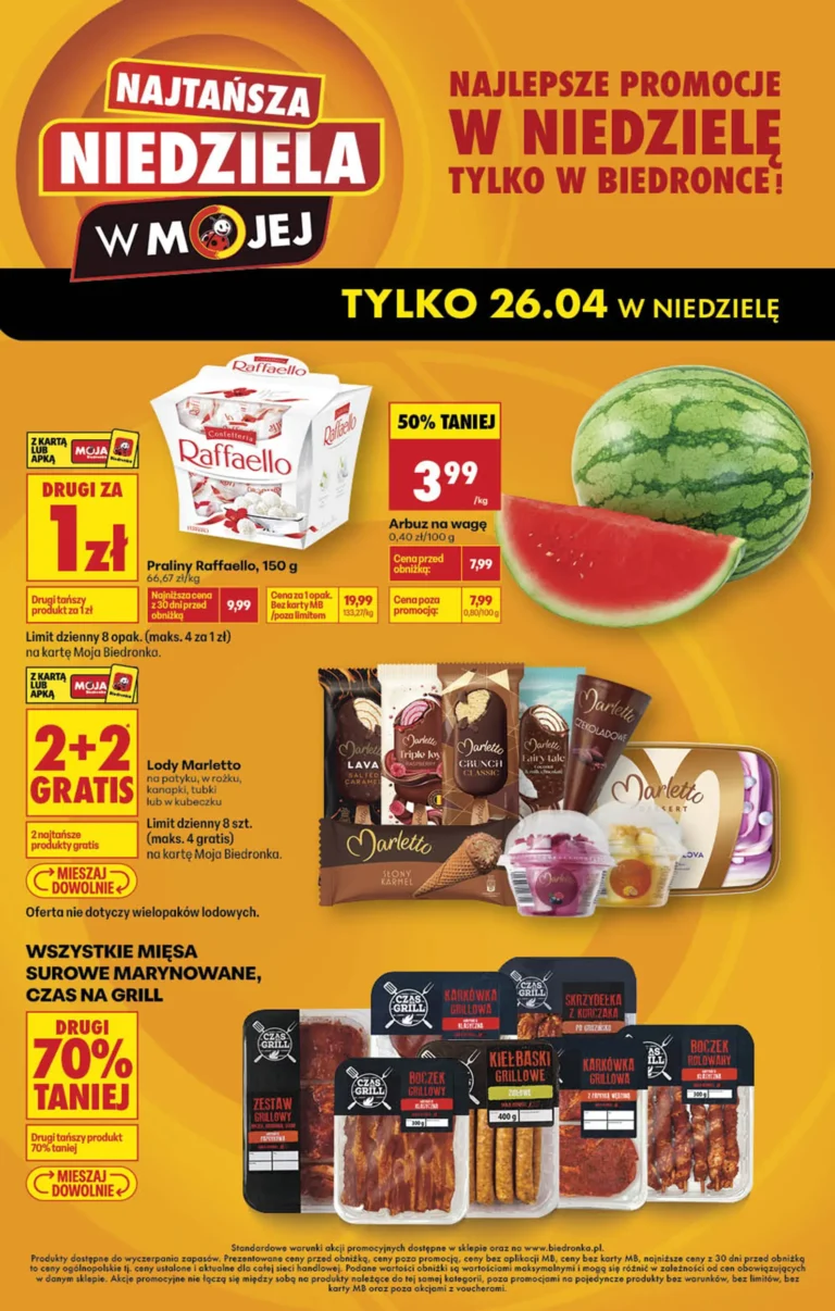 Biedronka Gazetka od 26.04.2026